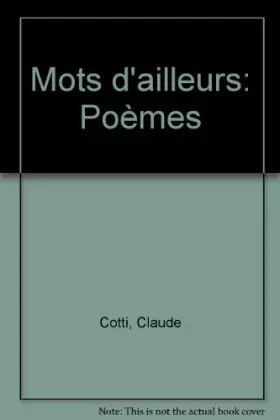 Couverture du produit · Mots d'ailleurs