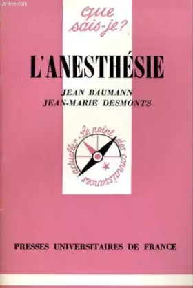 Couverture du produit · L'Anesthésie