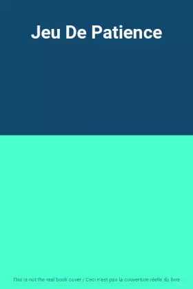 Couverture du produit · Jeu De Patience
