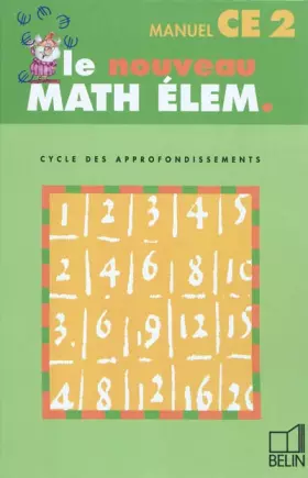Couverture du produit · Le nouveau math élem CE2