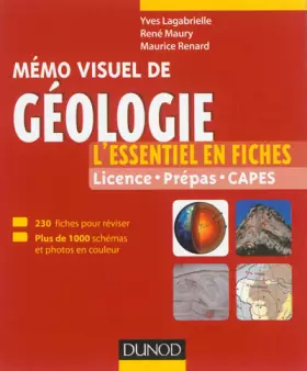 Couverture du produit · Mémo visuel de géologie - L'essentiel en fiches et en couleurs: L'essentiel en fiches et en couleurs