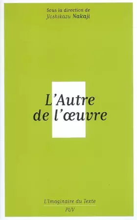 Couverture du produit · L'autre de l'oeuvre