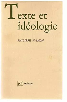 Couverture du produit · Texte et idéologie