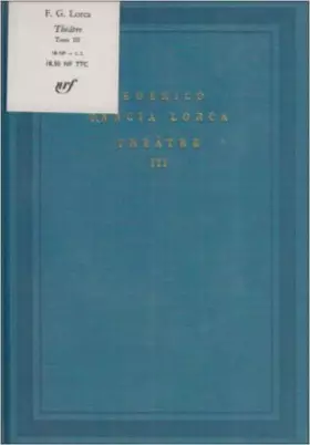Couverture du produit · Théâtre (Tome 3)
