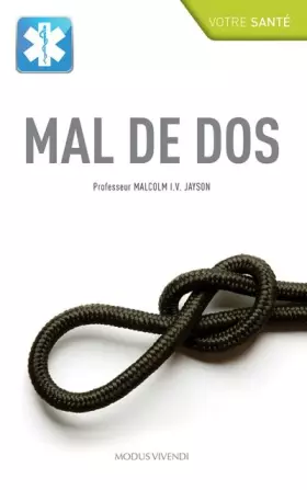 Couverture du produit · Mal de dos