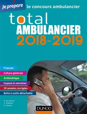 Couverture du produit · TOTAL Ambulancier 2018-2019 - le concours ambulancier
