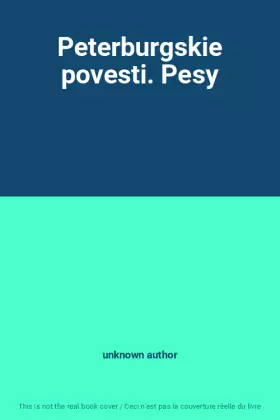 Couverture du produit · Peterburgskie povesti. Pesy