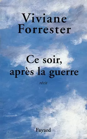 Couverture du produit · Ce soir, après la guerre