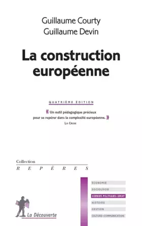 Couverture du produit · La construction européenne