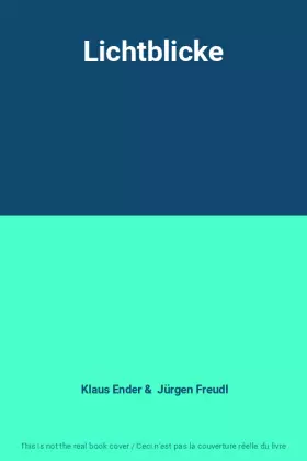 Couverture du produit · Lichtblicke