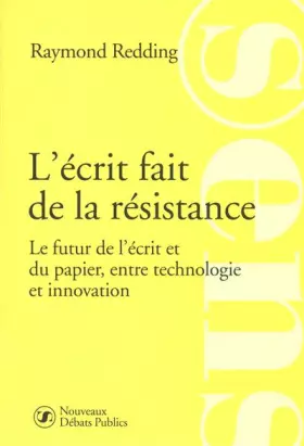 Couverture du produit · L'ECRIT PEUT-IL S'AFFRANCHIR DU PAPIER ?