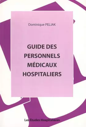 Couverture du produit · Guide des personnels médicaux hospitaliers