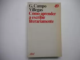 Couverture du produit · Como aprender a escribir literariamente