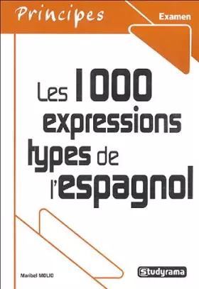 Couverture du produit · Les 1000 expressions types de l'espagnol