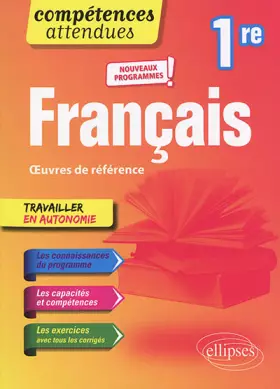 Couverture du produit · Français 1re
