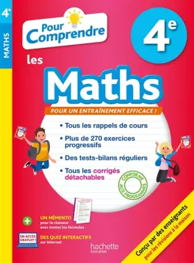 Couverture du produit · Pour Comprendre Maths 4E
