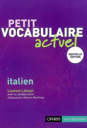 Couverture du produit · Petit vocabulaire actuel italien