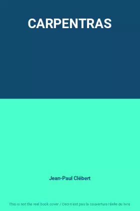 Couverture du produit · CARPENTRAS