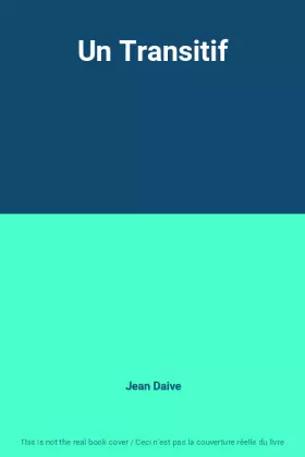 Couverture du produit · Un Transitif