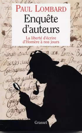 Couverture du produit · Enquête d'auteurs