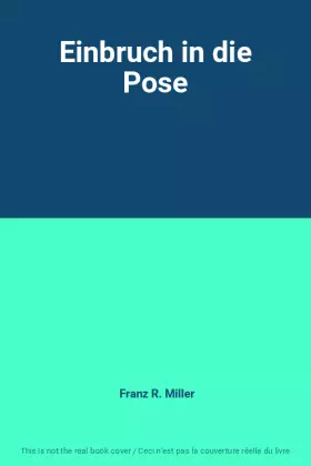 Couverture du produit · Einbruch in die Pose