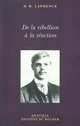 Couverture du produit · De la rebellion à la réaction