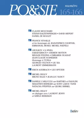 Couverture du produit · Po&sie 165-166