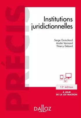Couverture du produit · Institutions juridictionnelles - 13e éd.