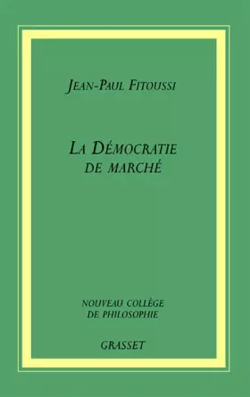 Couverture du produit · La Démocratie et le marché