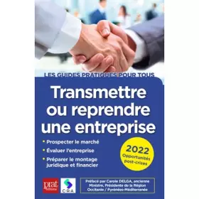 Couverture du produit · Transmettre ou reprendre une entreprise 2022