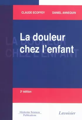 Couverture du produit · La douleur chez l'enfant