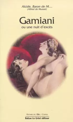 Couverture du produit · Gamiani ou une nuit d'excès