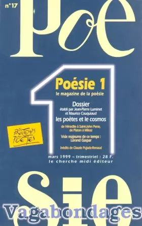 Couverture du produit · Poésie 1, numéro 17 - Les poètes et le cosmos. Entretien avec Lorand Gaspar