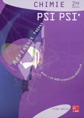 Couverture du produit · Chimie 2de année PSI PSI*