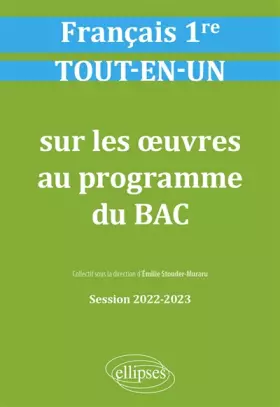 Couverture du produit · Français 1re: Sur les oeuvres au programme du BAC