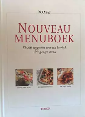 Couverture du produit · NOUVEAU MENUBOEK