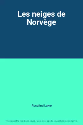 Couverture du produit · Les neiges de Norvège