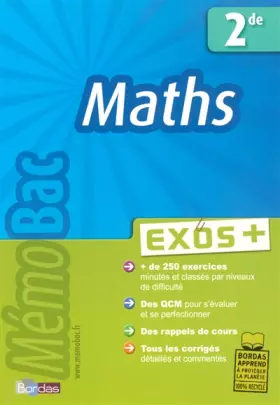 Couverture du produit · Maths 2e : Exos +