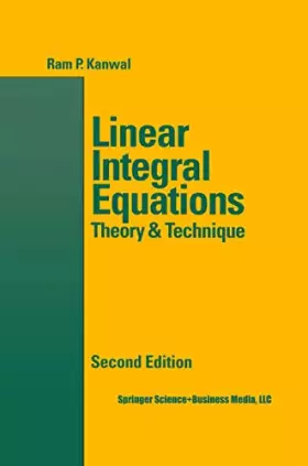 Couverture du produit · Linear Integral Equations