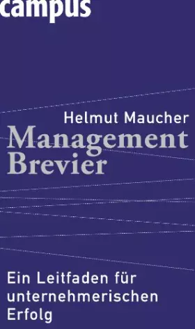 Couverture du produit · Management-Brevier: Ein Leitfaden für unternehmerischen Erfolg