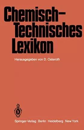 Couverture du produit · Chemisch-Technisches Lexikon