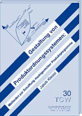 Couverture du produit · Gestaltung von Produktordnungssystemen: Methoden zur Schaffung marktgerechter Produktprogramme