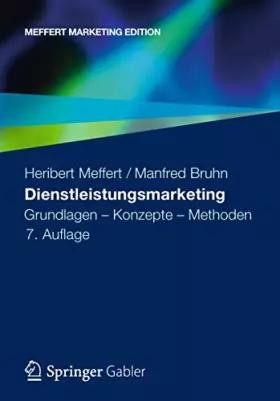 Couverture du produit · Dienstleistungsmarketing: Grundlagen - Konzepte - Methoden