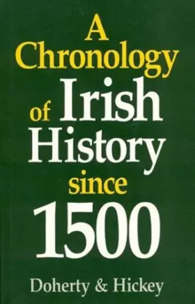 Couverture du produit · A Chronology of Irish History Since 1500