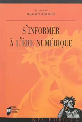 Couverture du produit · S'informer à l'ère numérique