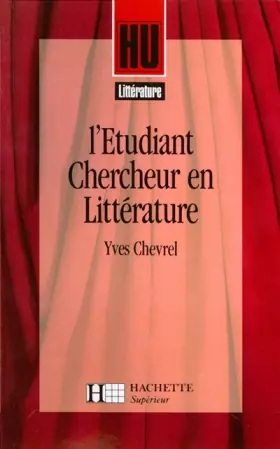 Couverture du produit · L'étudiant-chercheur en littérature