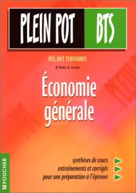 Couverture du produit · Économie générale : BTS, DUT tertiaire