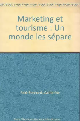 Couverture du produit · Marketing et tourisme