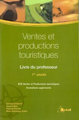 Couverture du produit · Ventes et productions touristiques