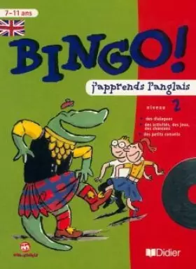 Couverture du produit · Bingo : j'apprends l'anglais - niveau 2. Cahier et CD audio